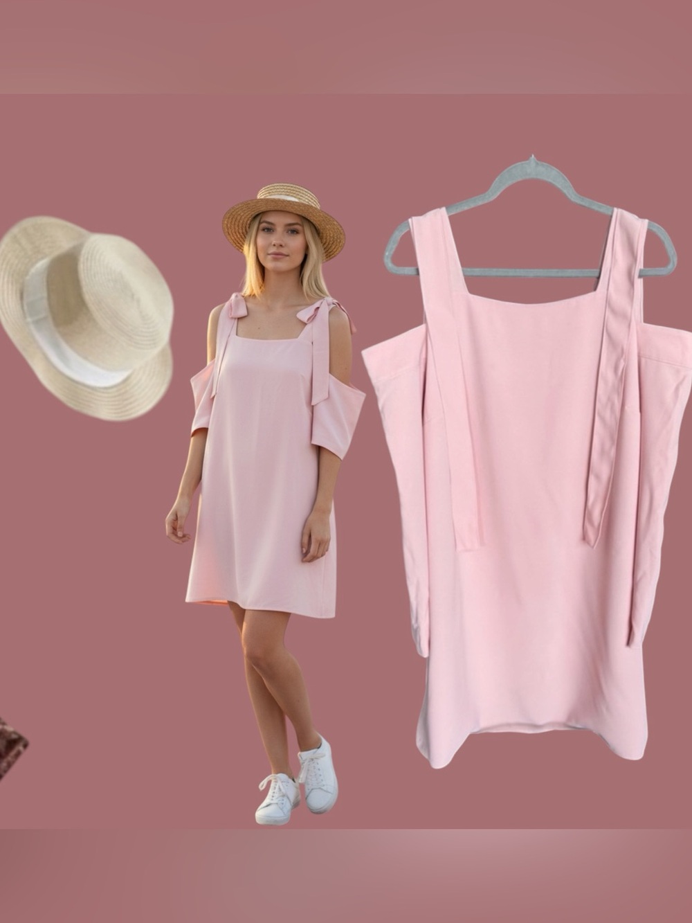 Amanda Uprichard blush dress NWOT